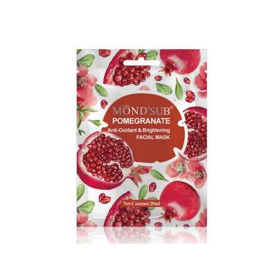 Mondsub Pomegranate Anti-Oxidant & Brightening Facial Mask Face Mask Sheet Skin Beauty Care