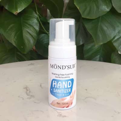 Mond'sub washing free Foaming Gentle Nourishing hand sanitizer