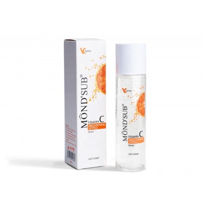 Mond'sub Natural Face Skin Care Whitening Hydrating Vitamin C Face Toner With Private Label